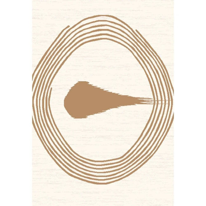 La Perle Modern Abstracts Rugs 160X230 White Rust