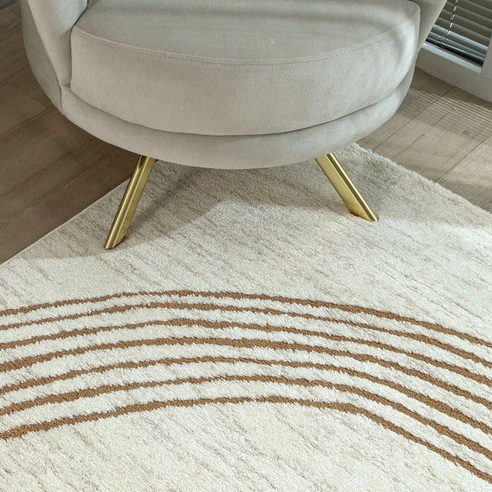 La Perle Modern Abstracts Rugs 200X300 White Rust