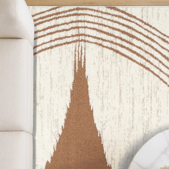 La Perle Modern Abstracts Rugs 200X300 White Rust