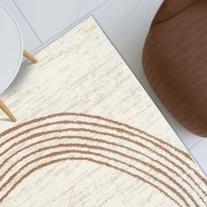 La Perle Modern Abstracts Rugs 200X300 White Rust