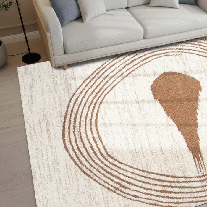 La Perle Modern Abstracts Rugs 240X340 White Rust