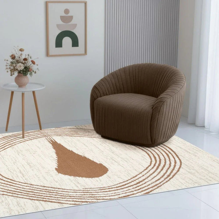 La Perle Modern Abstracts Rugs 240X340 White Rust