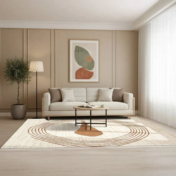 La Perle Modern Abstracts Rugs 240X340 White Rust