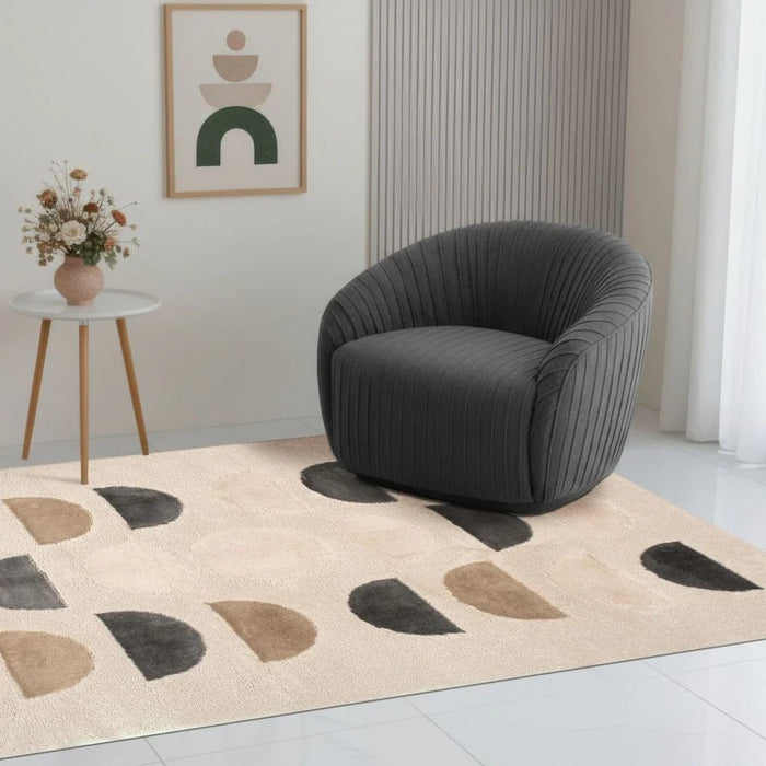 Cosey Modern  Abstracts Rugs 160X230 Cream Gold