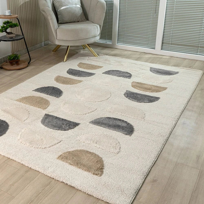 Cosey Modern  Abstracts Rugs 200X300 Cream Gold