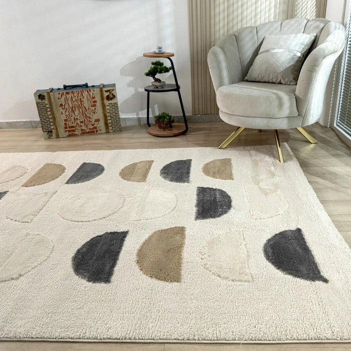 Cosey Modern  Abstracts Rugs 240X340 Cream Gold