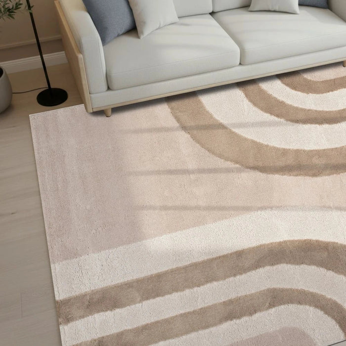 Cosey Modern  Abstracts Rugs 160X230 Cream Gold