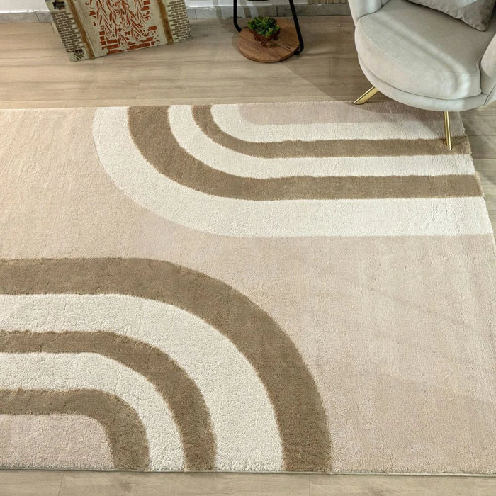 Cosey Modern  Abstracts Rugs 160X230 Cream Gold
