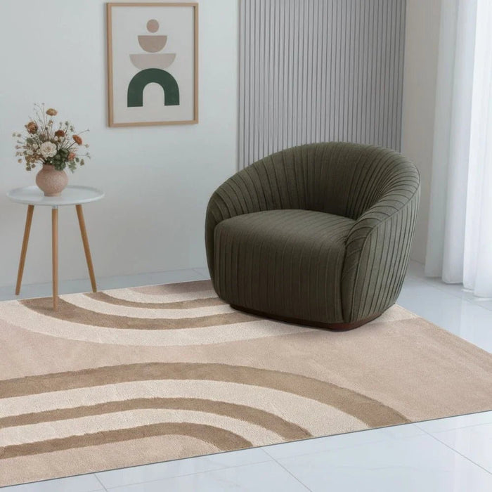 Cosey Modern  Abstracts Rugs 160X230 Cream Gold