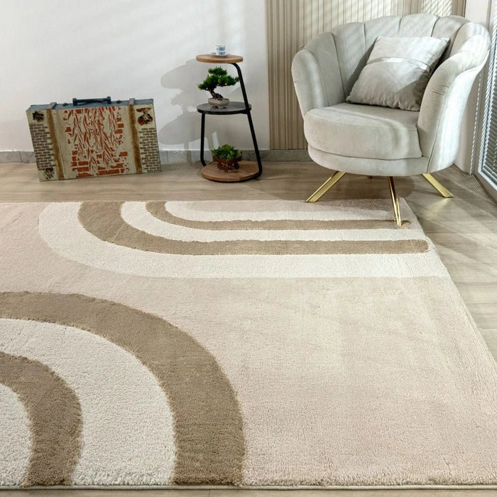 Cosey Modern  Abstracts Rugs 200X300 Cream Gold