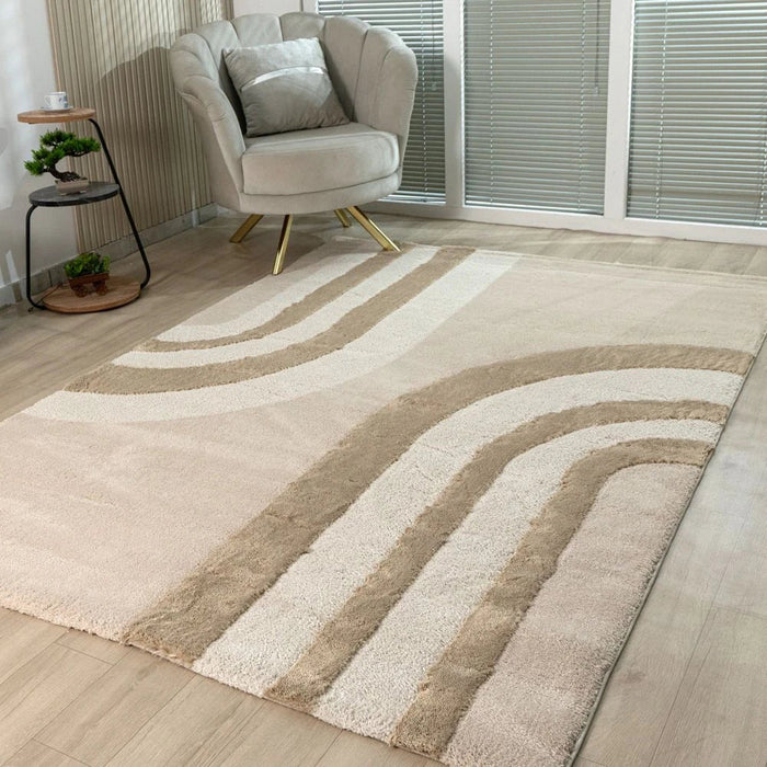 Cosey Modern  Abstracts Rugs 240X340 Cream Gold