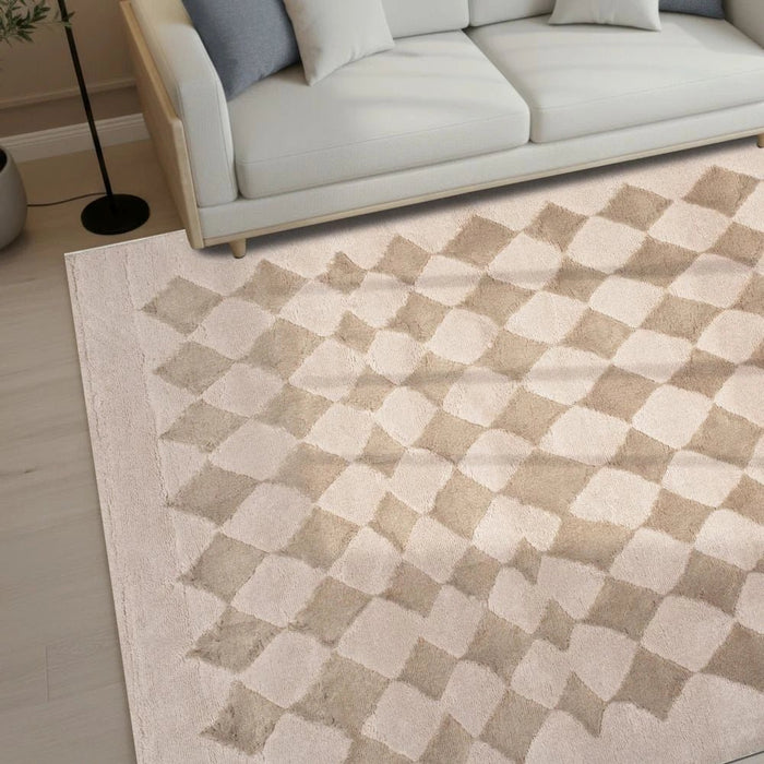 Cosey Modern Geometrics Rugs 240X340 Cream Gold