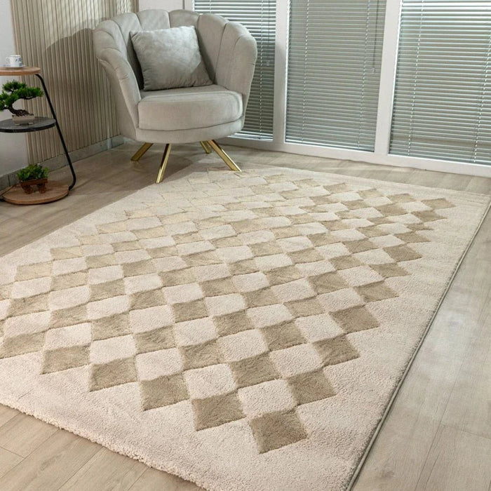 Cosey Modern Geometrics Rugs 240X340 Cream Gold