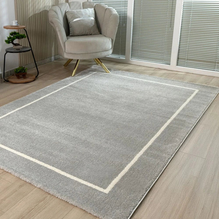 Sahara Plain Solids Rugs 200X300 Lt Grey