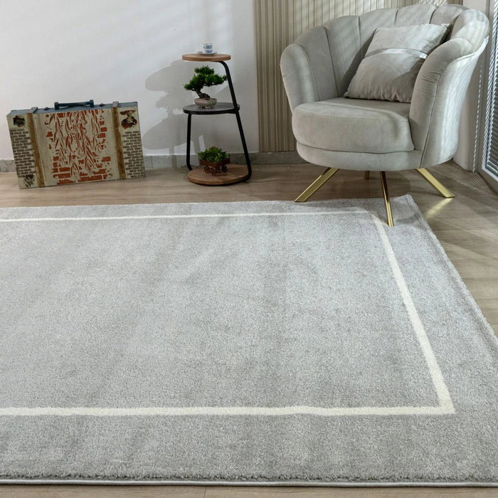 Sahara Plain Solids Rugs 200X300 Lt Grey
