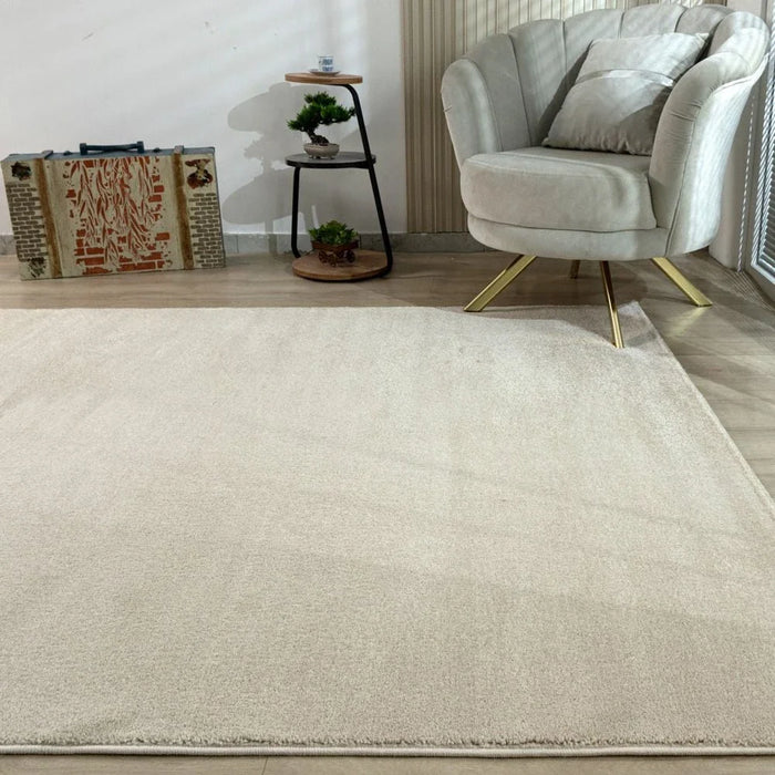 Sahara Plain Solids Rugs 160X230 Cream