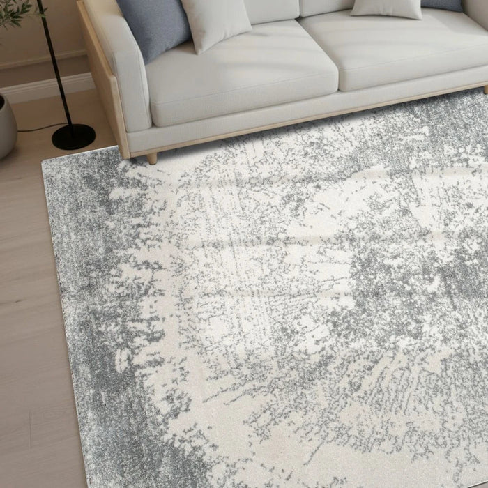 Sahara Modern Abstracts Rugs 160X230 White Grey