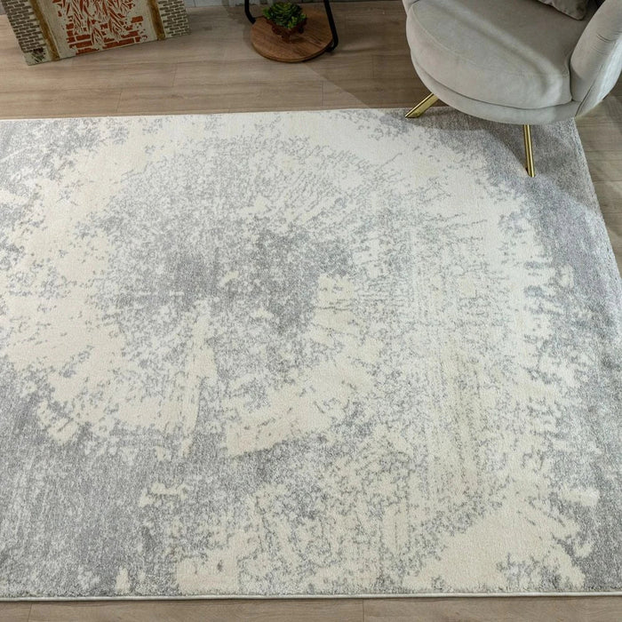 Sahara Modern Abstracts Rugs 200X300 White Grey
