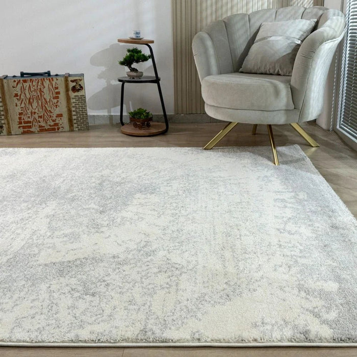 Sahara Modern Abstracts Rugs 240X340 White Grey