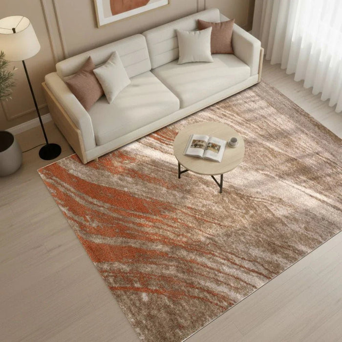 Sahara Modern Abstracts Rugs 160X230 White Rust