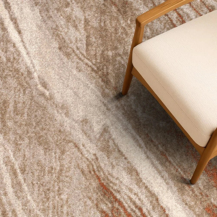 Sahara Modern Abstracts Rugs 160X230 White Rust