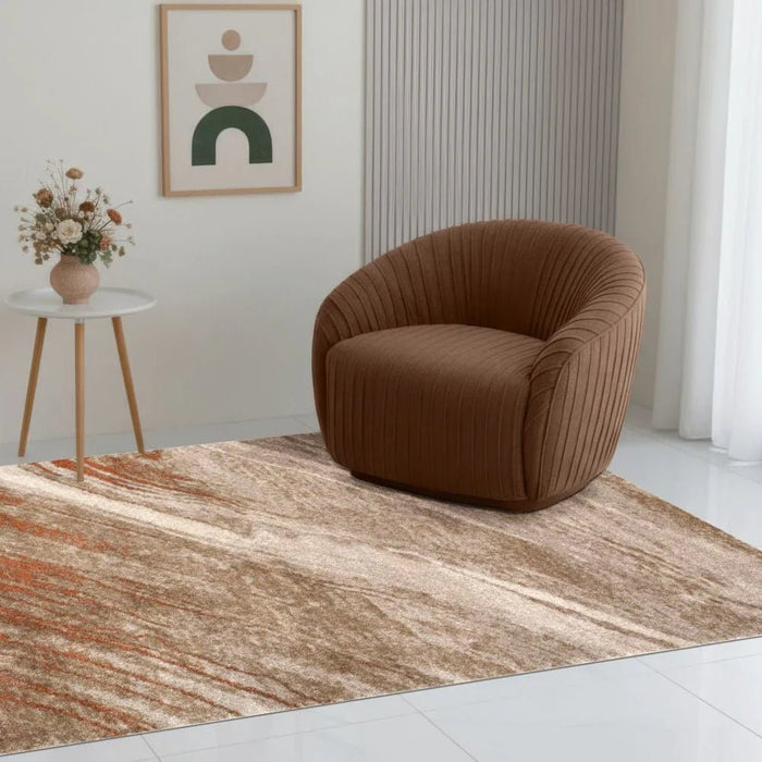 Sahara Modern Abstracts Rugs 160X230 White Rust