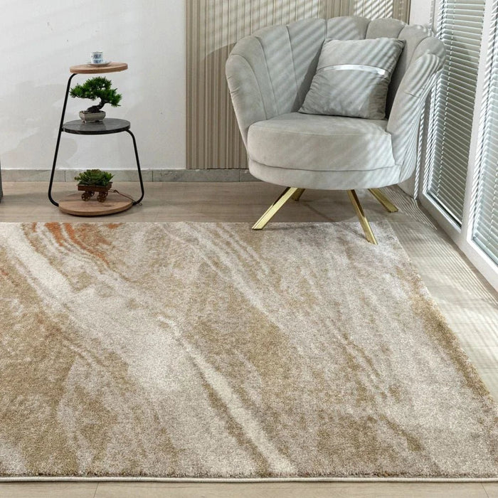 Sahara Modern Abstracts Rugs 160X230 White Rust