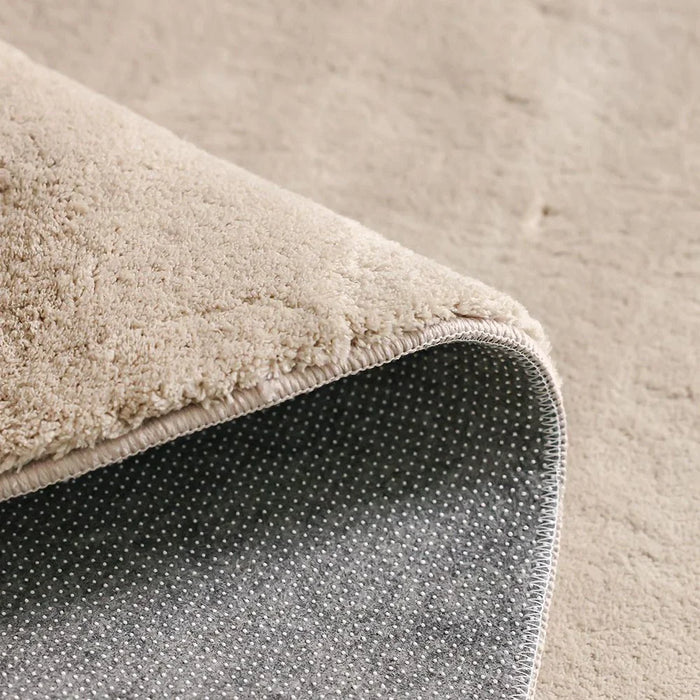 Nova Tufted Shaggy Solid  Rugs 150X150 Camel