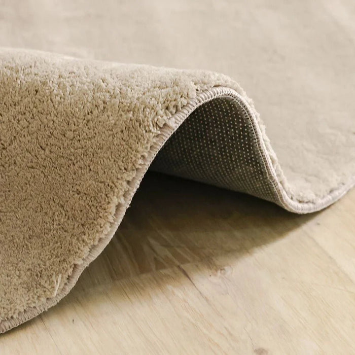 Nova Tufted Shaggy Solid  Rugs 150X150 Camel