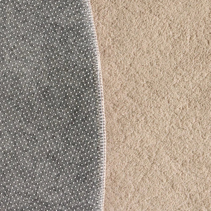 Nova Tufted Shaggy Solid  Rugs 150X150 Camel