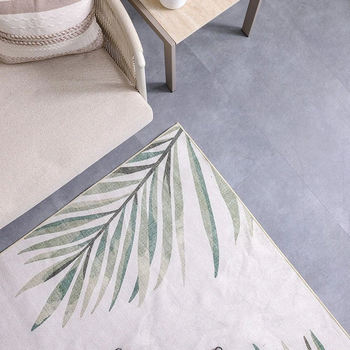 Harper Outdoor Washable Leaf Rugs 160X230 Green
