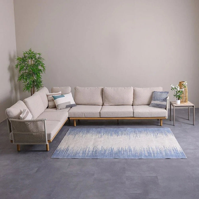 Harper Outdoor Washable Abstract Rugs 200X300 Blue