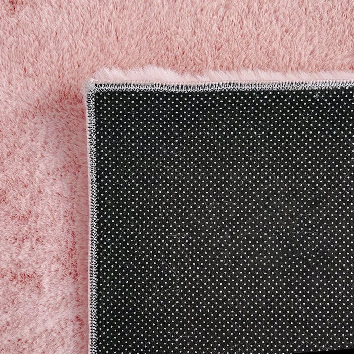 Plain Plush Solid Soft Fur Rugs 160X230 Pink
