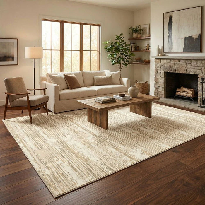 Harmony Plain Solid Rug 160 x 230 - Beige