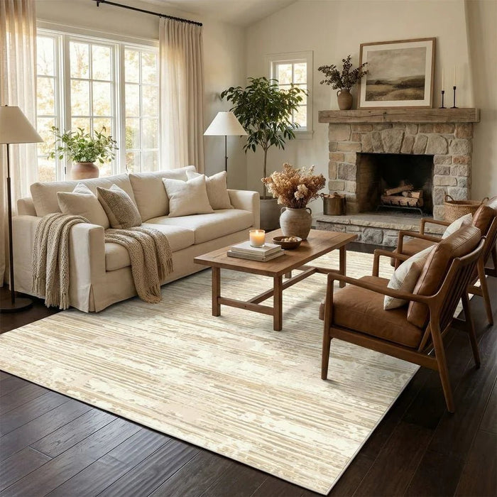 Harmony Plain Solid Rug 160 x 230 - Beige