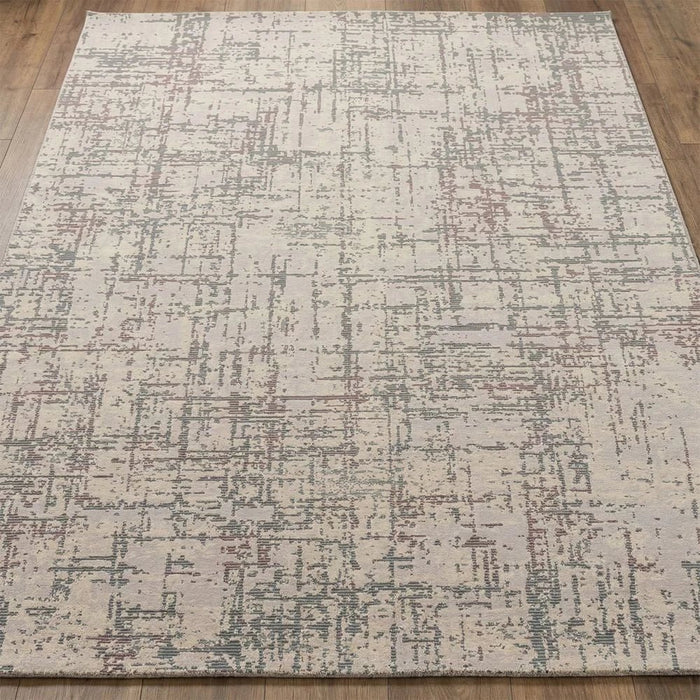 Harmony Distressed Modern Rug 200 x 300 - Grey White