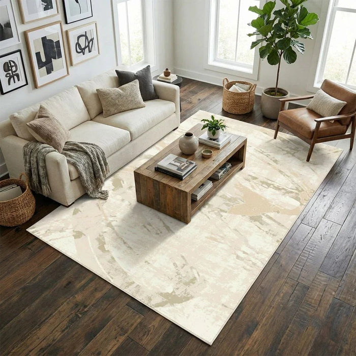 Harmony Distressed Modern Rug 200 x 300 - Beige