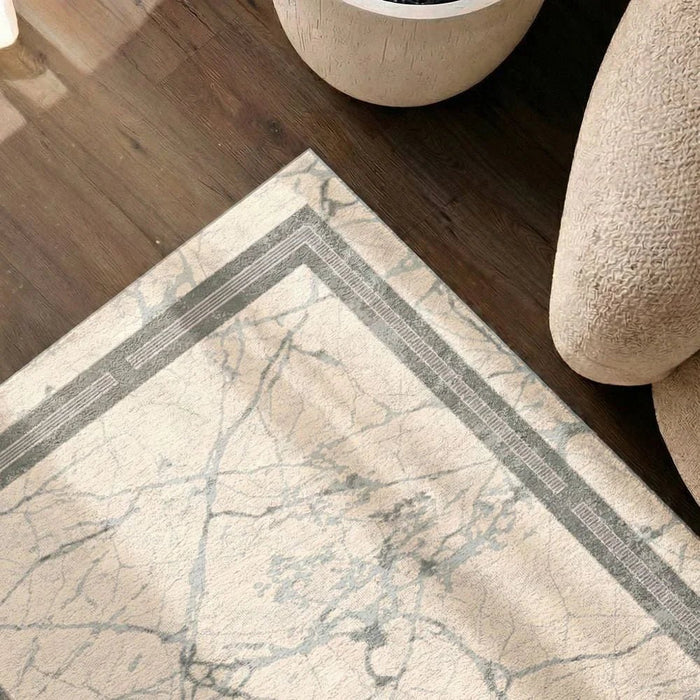 Harmony Contemporary Transitional Rug 200 x 300 - Grey White