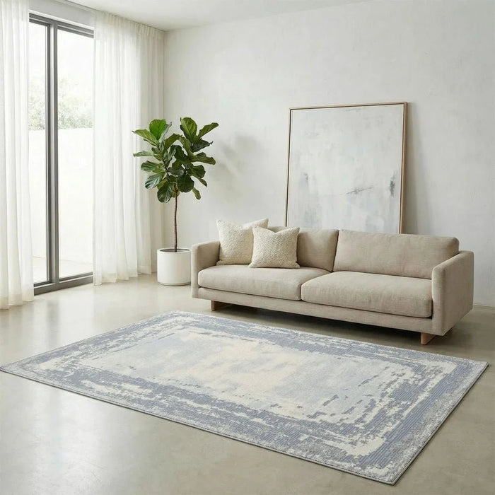 Harmony Contemporary Transitional Rug 160 x 230 - Grey White