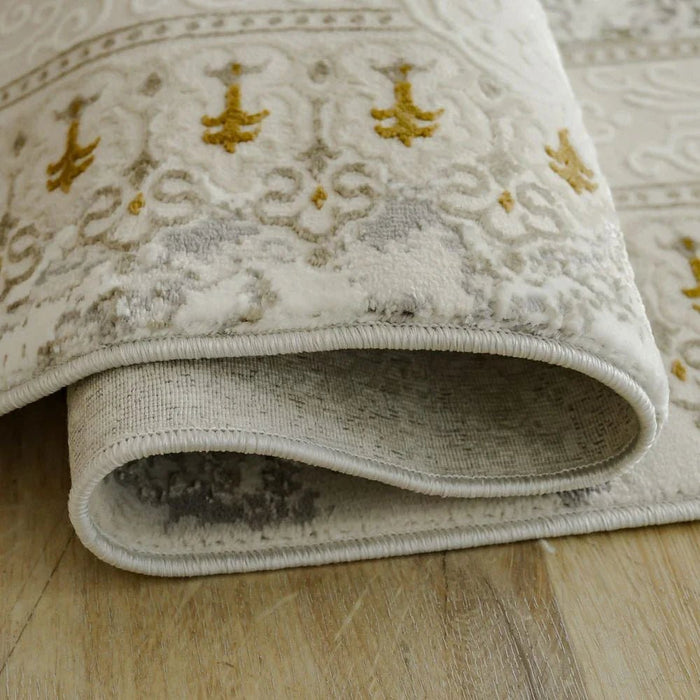 Urbana Printed Transitional Rug 160 x 230 - White