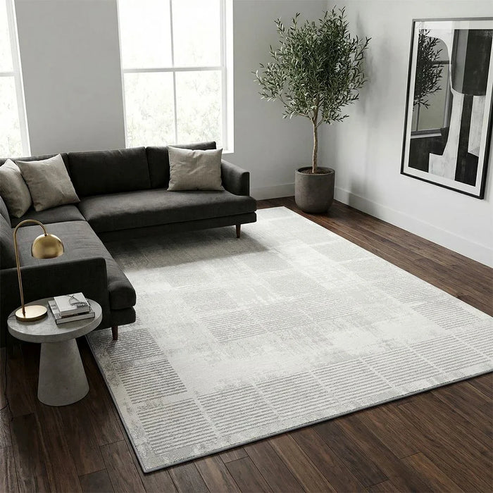 Urbana Contemporary Transitional Rug 240 x 340 - White