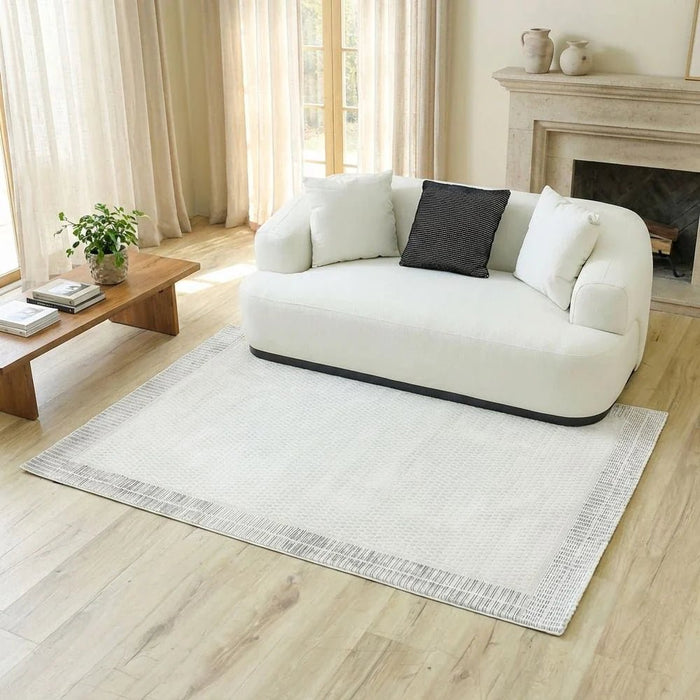 Urbana Contemporary Transitional Rug 160 x 230 - White