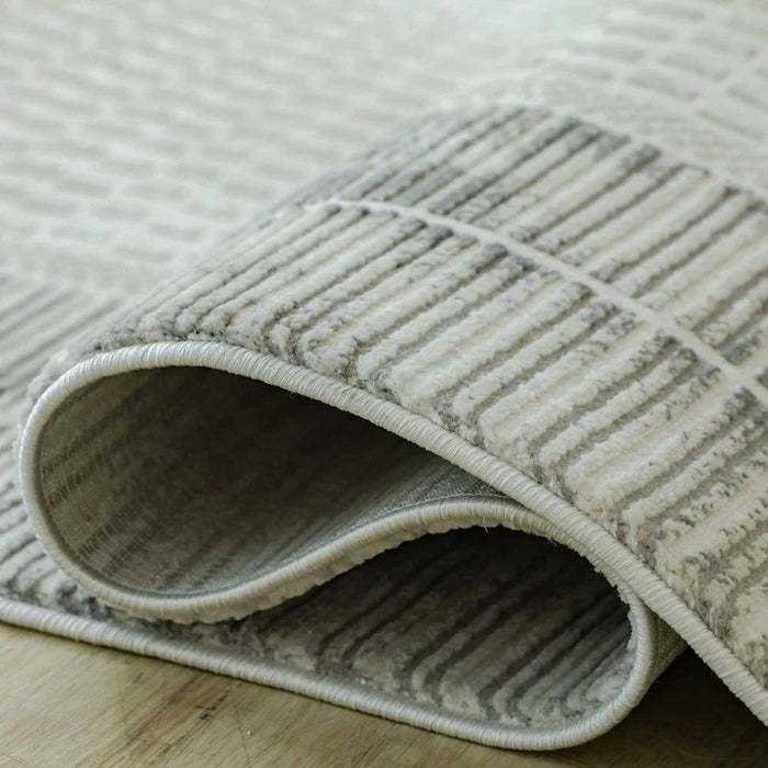 Urbana Contemporary Transitional Rug 300 x 400 - White