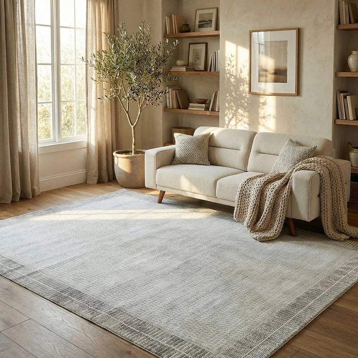 Urbana Contemporary Transitional Rug 300 x 400 - White