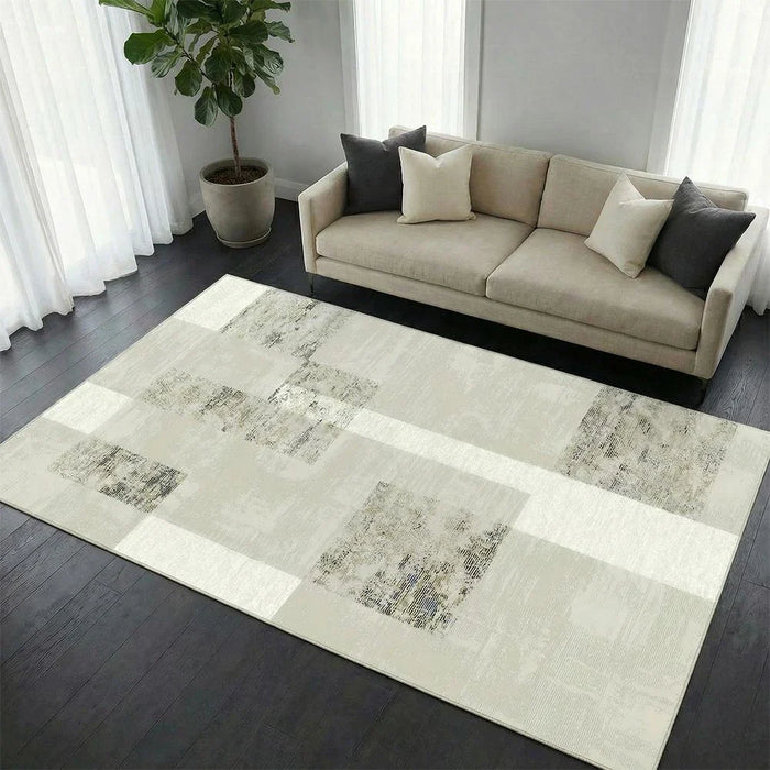Urbana Contemporary Transitional Rug 160 x 230 - White Black