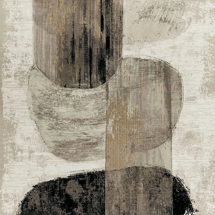 Galeria Lux Modern Abstract Rug 160x230 Grey White