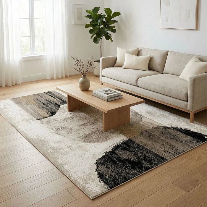 Galeria Lux Modern Abstract Rug 160x230 Grey White
