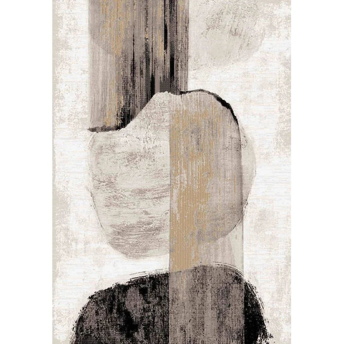 Galeria Lux Modern Abstract Rug 200x300 Grey White