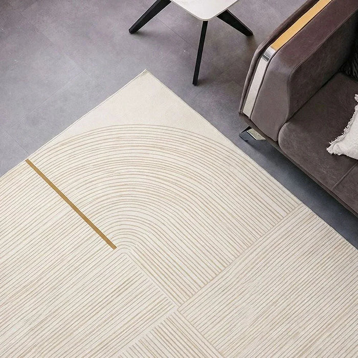Galeria Lux Modern Geometrics Rug 160x230 White Gold