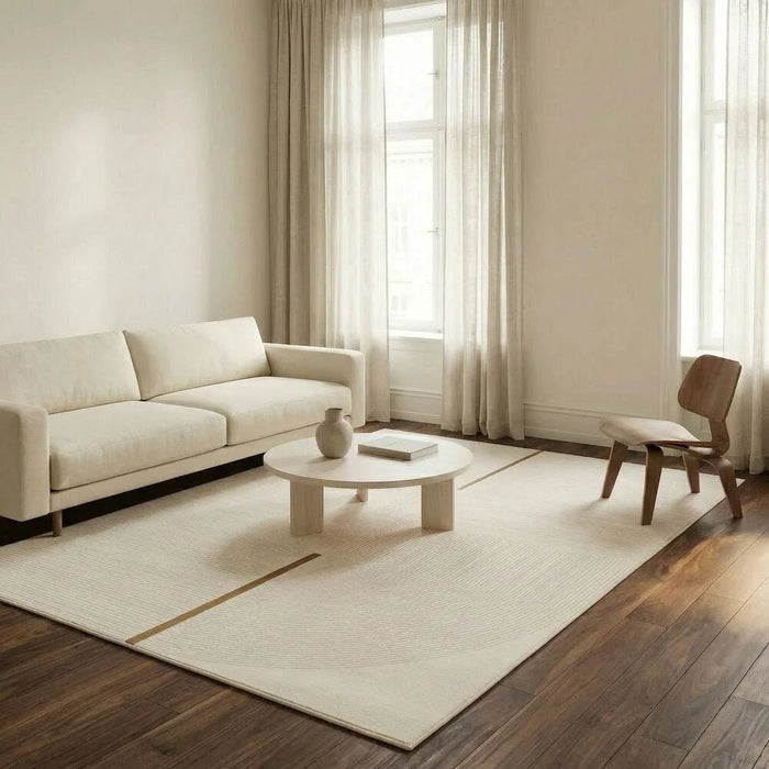 Galeria Lux Modern Geometrics Rug 240x340 White Gold